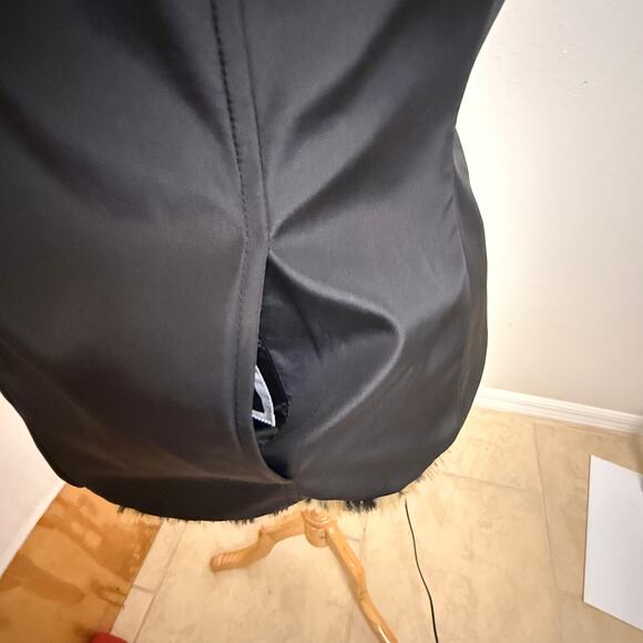 Kristen Blake Reversible Vest Size S Faux Fur Leopard Mob Wife Y2K Glam - Picture 6 of 13